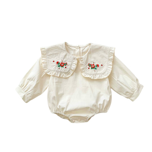 Vestido para Bebé Niña con Solapa y Flores Rotas - Image 5