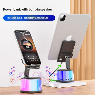 Parlante Bluetooth Portátil con Carga Inductiva y Soporte Giratorio Plegable - Image 3