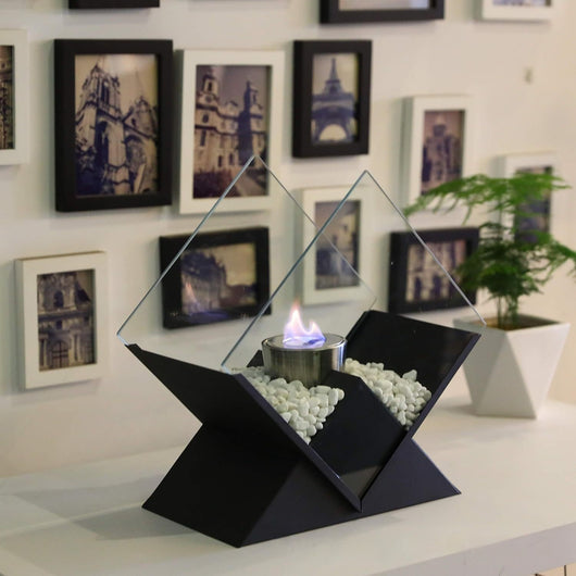 Calefactor de Fuego Portátil para Interiores y Exteriores con Diseño Moderno - Image 8