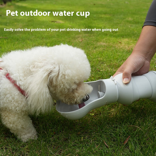 Vaso Plegable de Silicona para Mascotas - Portátil y Resistente