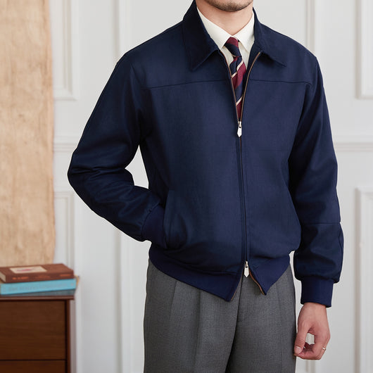 Chaqueta Bomber de Gamuza para Hombre - Cuello Solapa Casual - Image 8