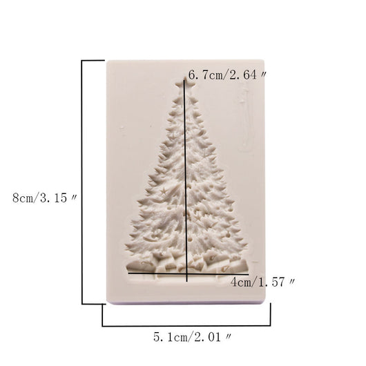 Molde de Silicona para Pastel de Árbol Navideño con Fondant - Image 5