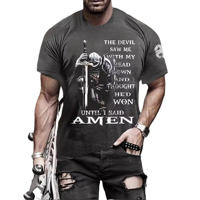 Playera Hombre Impresión 3D Verano Transpirable Manga Corta - Image 20