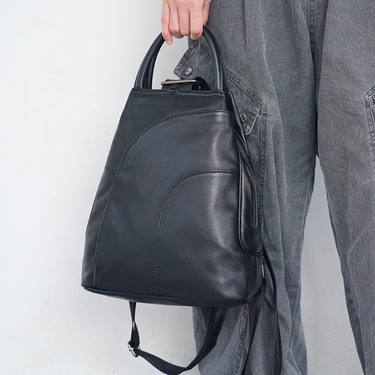 Mochila de Cuero Genuino para Mujer - Gran Capacidad y Funcionalidad - Image 2