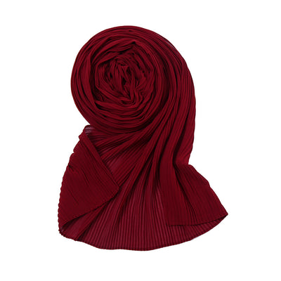 Pañuelo Plisado de Gasa Perlada - Chal Protector Solar para Mujer - Image 10