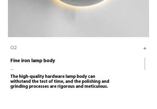 Lámpara Solar de Pared Estilo Nórdico Eclipse para Dormitorio - Image 26