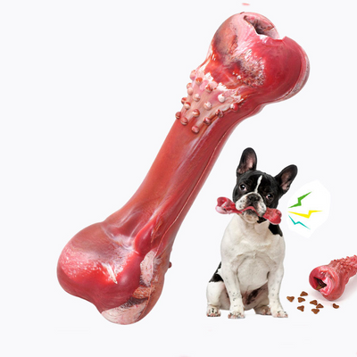Juguete Masticable Hueso Simulado con Sonido para Perros