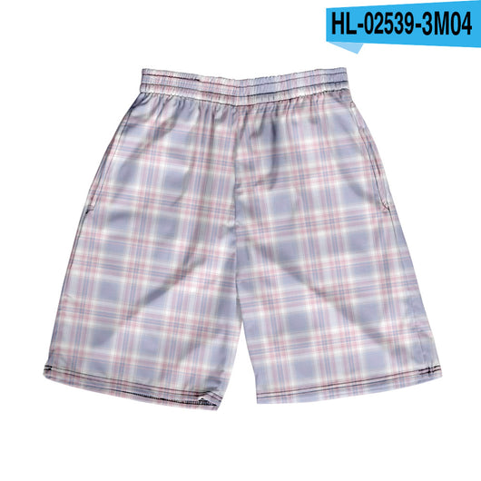 Shorts Casuales a Cuadros para Hombre - Pantalones de Playa - Image 12