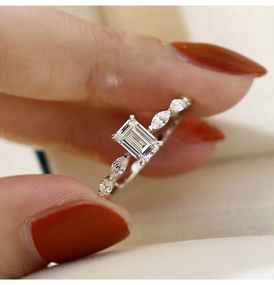 Anillo de Plata Minimalista para Mujer - Diseño Versátil Lujo Accesible - Image 12