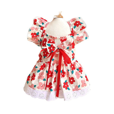 Vestido para Mascotas con Mangas Volantes - Tres Colores - Image 5