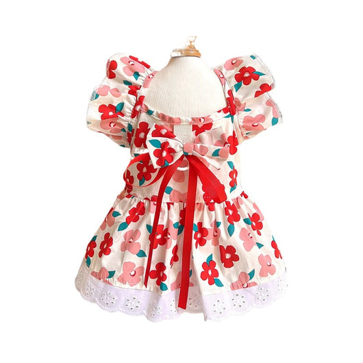 Vestido para Mascotas con Mangas Volantes - Tres Colores - Image 5