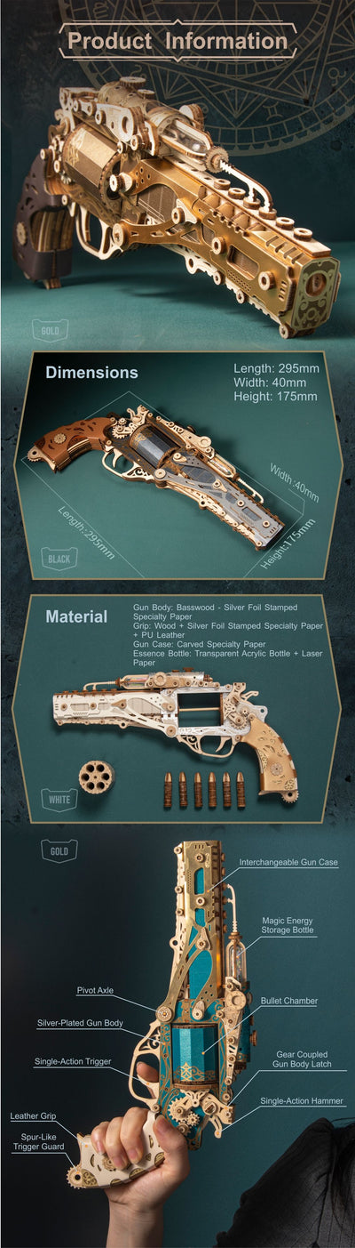 Pistola Descompresiva Mecánica de 5 Disparos para Niños y Adolescentes - Image 15