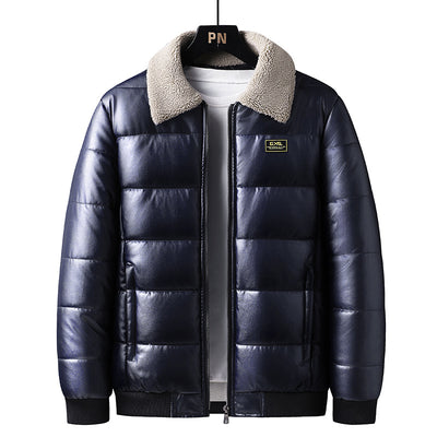 Chaqueta de Invierno para Hombre con Cuello Solapa Acolchada - Image 14