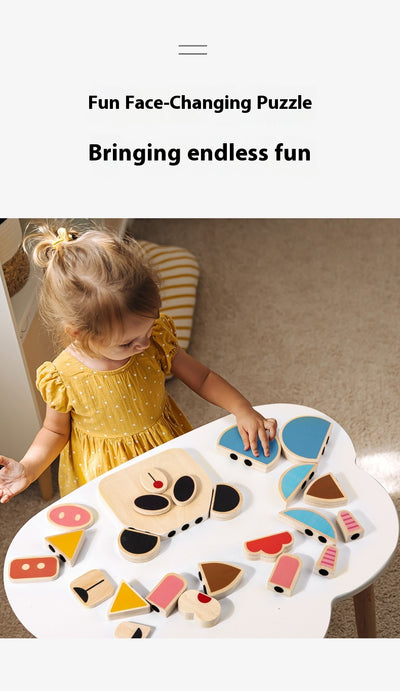 Cubo de Cambio de Caras - Bloques de Construcción Puzzle para Niños - Image 8