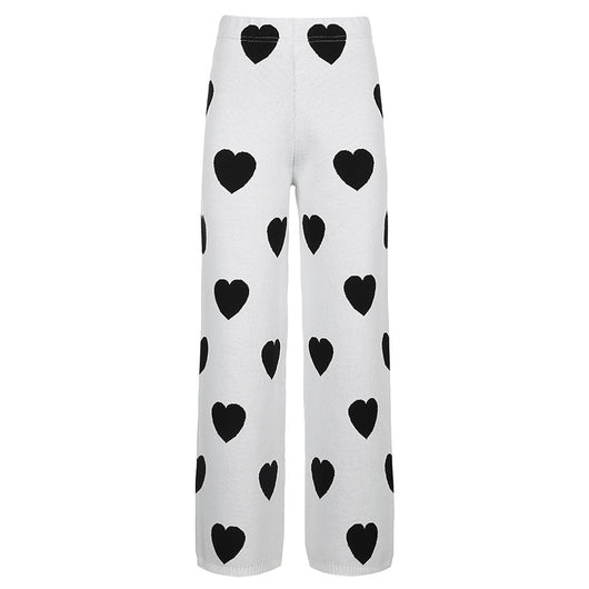 Pantalón Casual de Cintura Alta con Contraste en Tejido Acanalado - Image 11