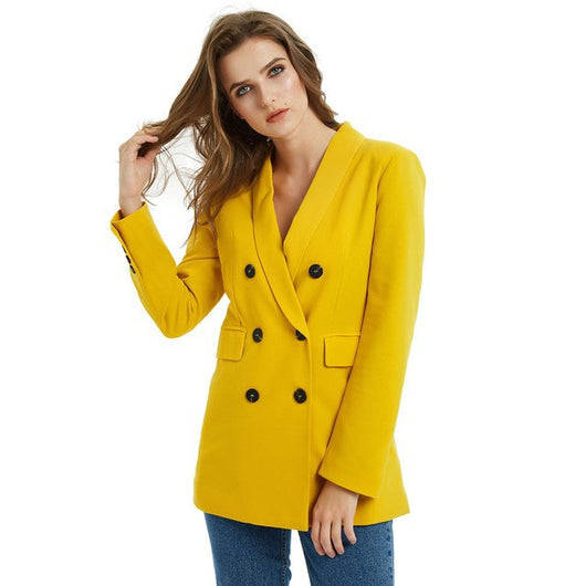 Blazer Ejecutivo para Mujer - Chaqueta Larga de Oficina - Image 12
