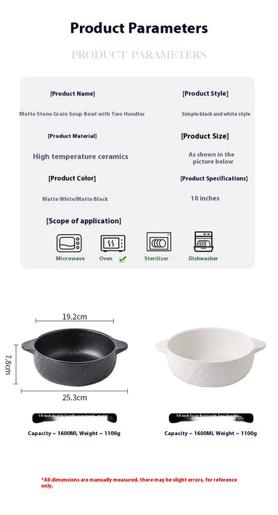 Tazón Minimalista para Fideos Instantáneos con Diseño Binaural Japonés - Image 6