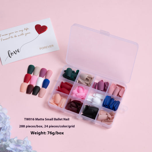 Uñas Postizas Ballet con Adhesivos - Protección y Elegancia - Image 18