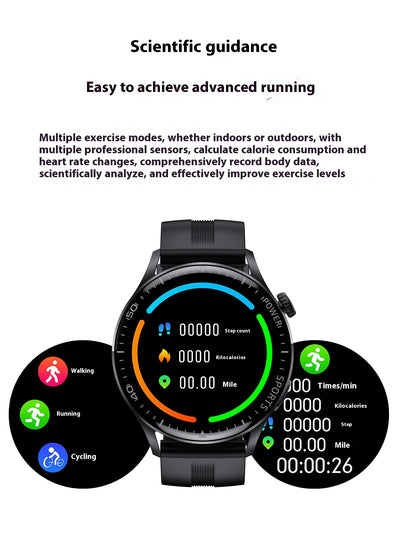Reloj Inteligente Pantalla Grande HD con Monitoreo Cardíaco y Oxígeno en Sangre - Image 28