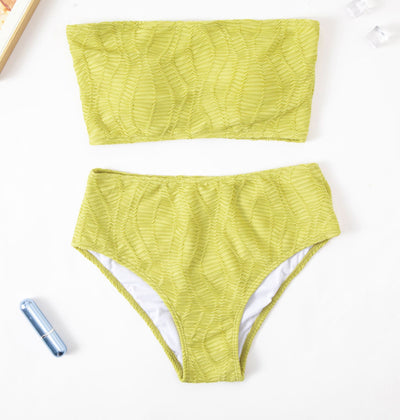Bikini Talla Grande con Tubo y Cintura Alta - Diseño Realzador - Image 14