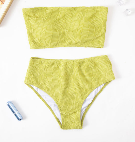Bikini Talla Grande con Tubo y Cintura Alta - Diseño Realzador - Image 14