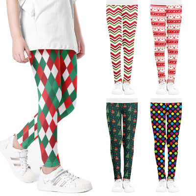 Pantalones Deportivos Navideños con Forro Térmico Acolchado