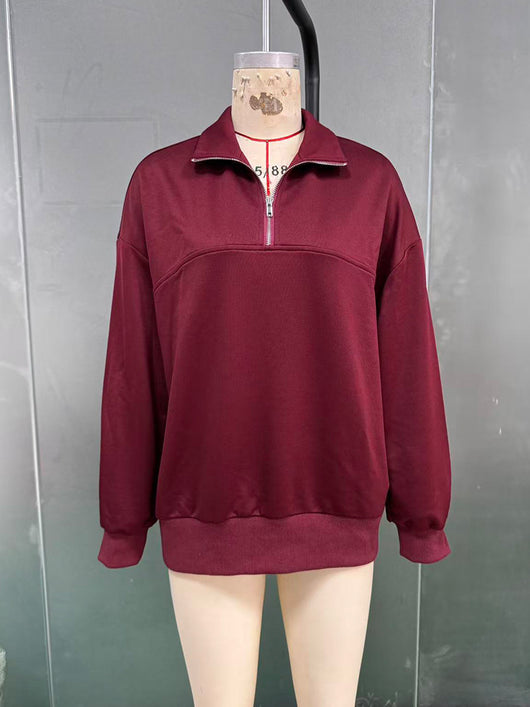 Sudadera Hoodie Holgada para Mujer en Fleece - Image 12