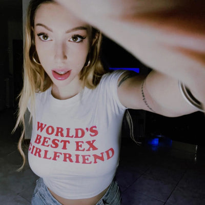 Crop Top Estilo Europeo y Americano con Letras Personalizadas - Image 8