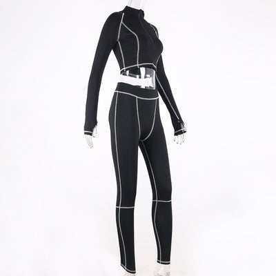 Conjunto de Yoga y Fitness de Manga Larga con Estilo - Image 24