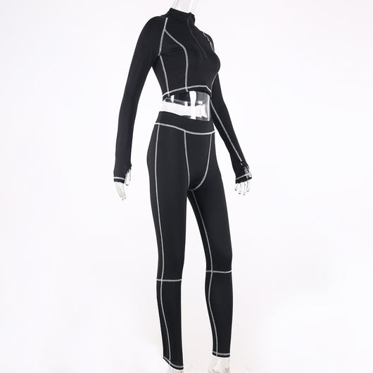 Conjunto de Yoga y Fitness de Manga Larga con Estilo - Image 24