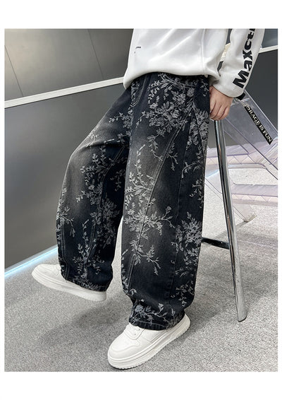 Pantalones Jeans Sueltos Estilo Pu Shuai para Niños - Diseño Trendy y Cómodo - Image 16