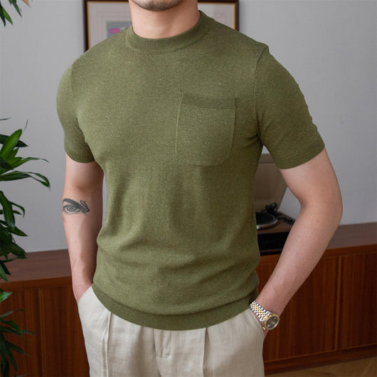 Camiseta Clásica de Cuello Redondo y Manga Corta - Image 8