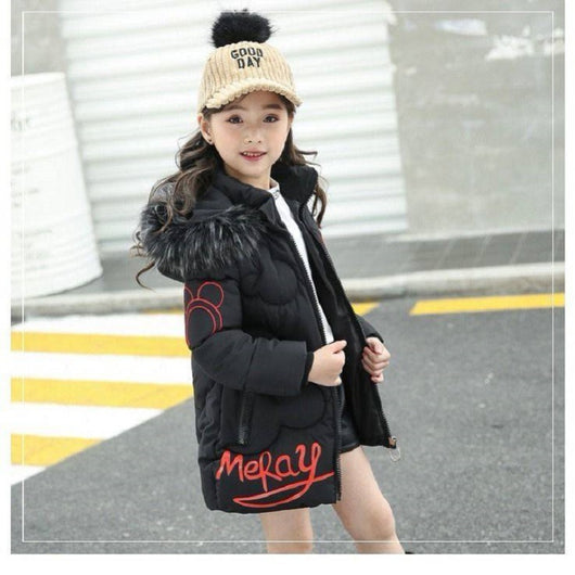 Abrigo Acolchado de Algodón para Niña Estilo Coreano - Image 9