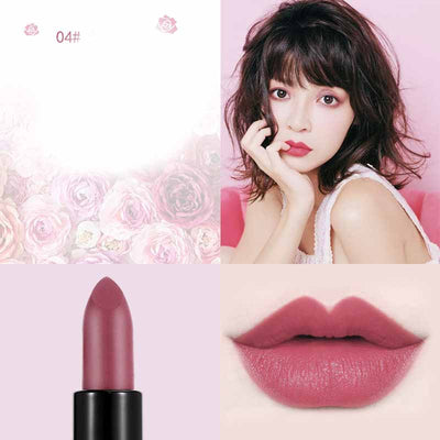 Labial Mate Terciopelo Rojo Caramelo - Image 10