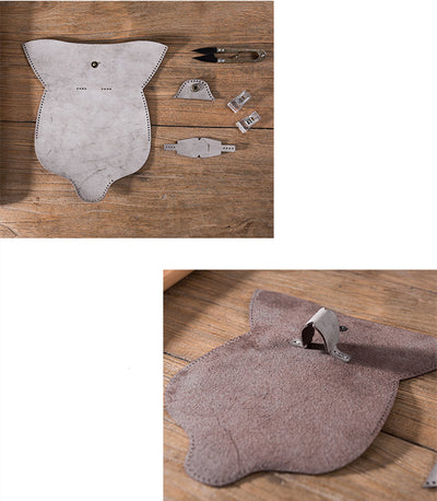 Estuche para Lentes de Cuero Fog Wax Costura Manual - Image 15