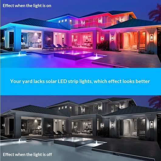 Luces Solares Decorativas para Patio - Tiras LED Impermeables - Image 11