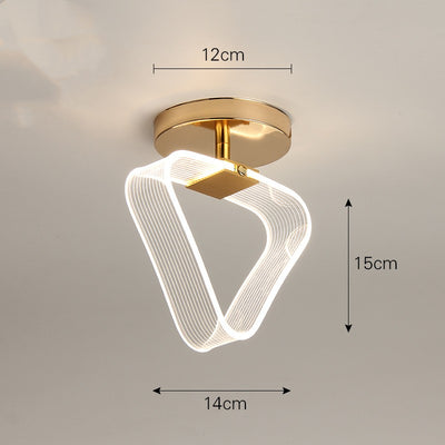 Lámpara de Techo Minimalista Luxury con Guía de Línea para Porche - Image 19
