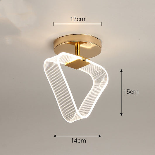 Lámpara de Techo Minimalista Luxury con Guía de Línea para Porche - Image 19