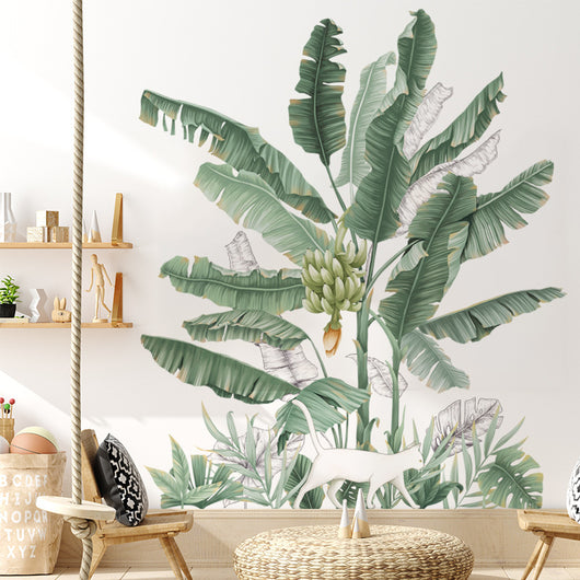 Papel Tapiz Autoadhesivo Árbol de Plátano para Dormitorio y Sala - Image 16