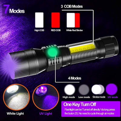 Linterna LED Multifunción con Carga USB y Imán Potente - Image 14