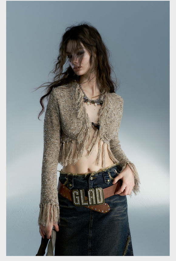 Chaqueta Suéter Fringe Street Hottie