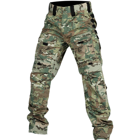Pantalones Tácticos Camuflaje con Bolsillos Funcionales Reforzados - Image 2