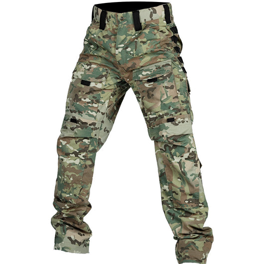 Pantalones Tácticos Camuflaje con Bolsillos Funcionales Reforzados - Image 2