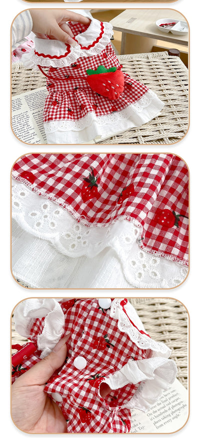 Vestido Fresa para Mascotas - Ropa Adorable para Perros - Image 12