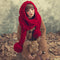 Gorro Tejido Mujer con Bufanda Integrada