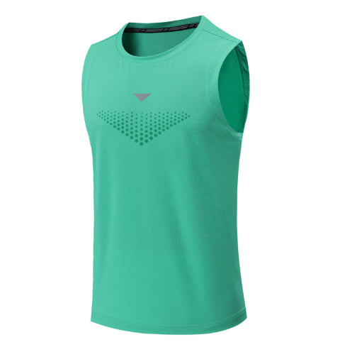 Camiseta Sin Mangas Elástica y Transpirable para Hombre Talla Grande - Image 16