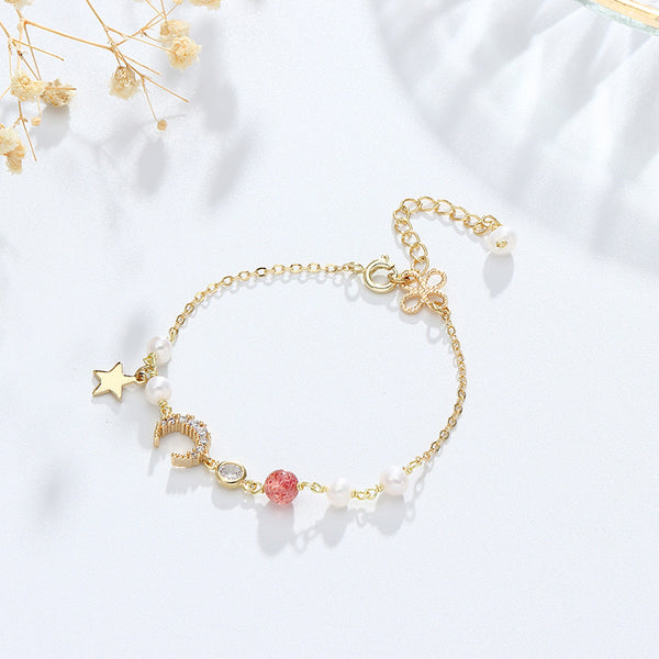 Pulsera de Cristal Natural para Mujer