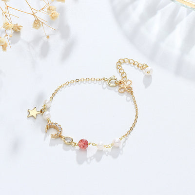 Pulsera de Cristal Natural para Mujer