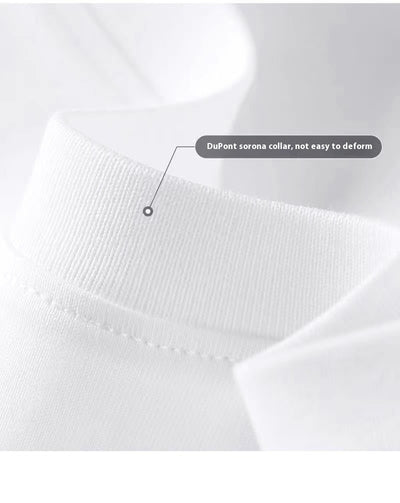 Camiseta Básica Antitinción de Algodón Xinjiang para Hombre - Image 17