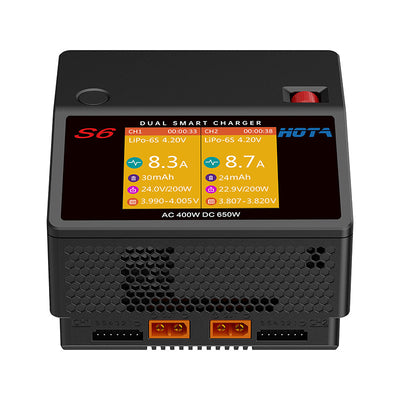 Cargador Inteligente HOTA S6 para Baterías Lipo 1-6S - Image 5